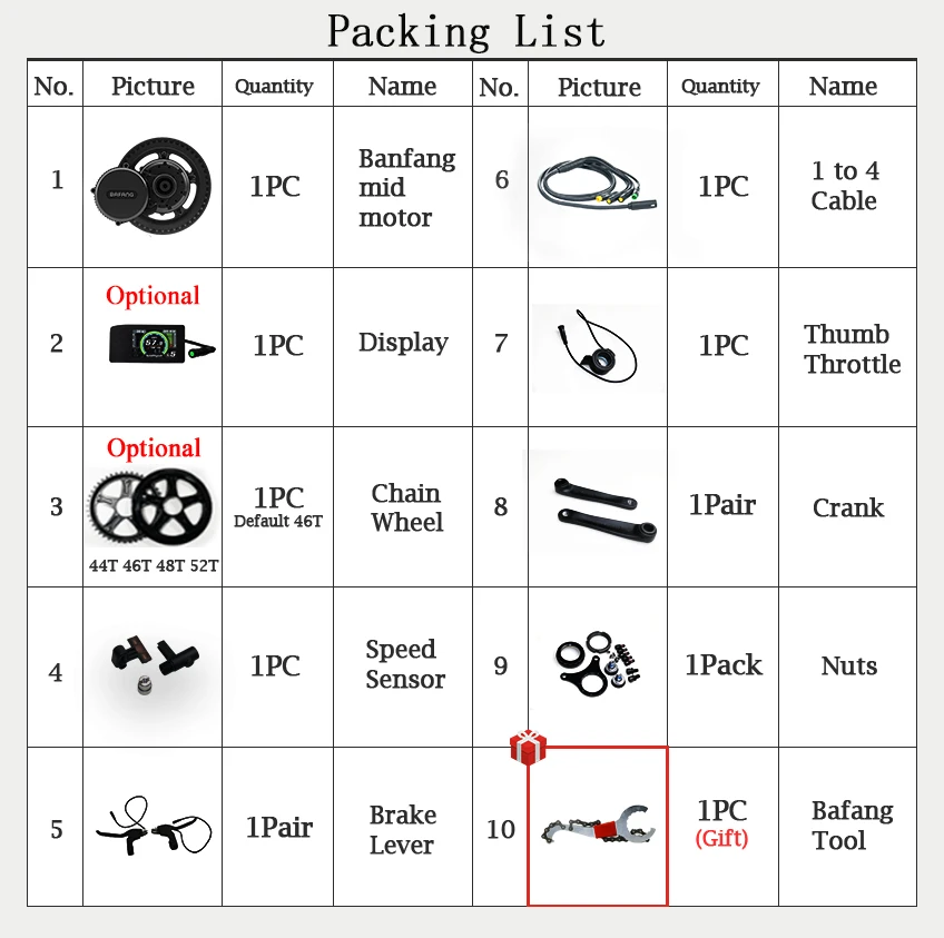 Заводская цена 36 В 250 Вт комплект для переоборудования велосипедного электродвигателя BBS01B