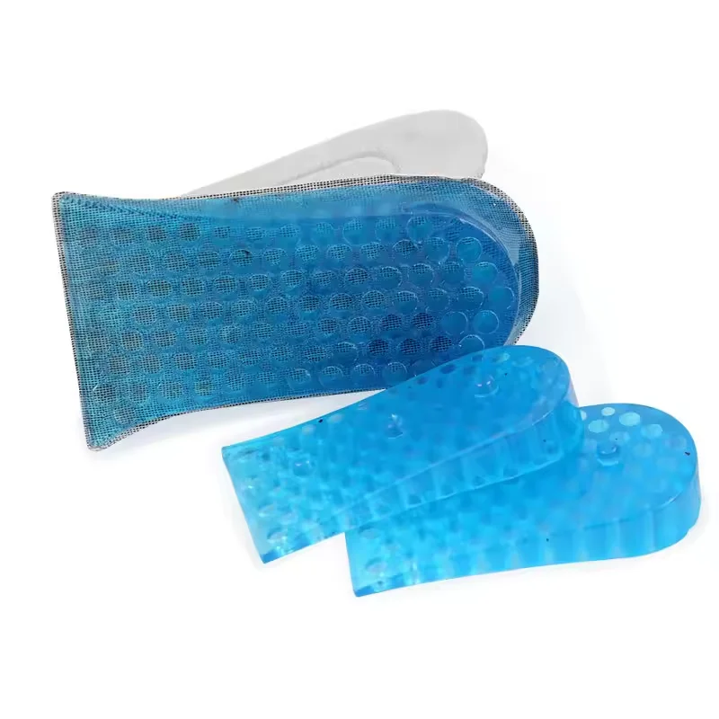 Pressure Relief OEM customize height increase insoles heel height increasing insole silicon