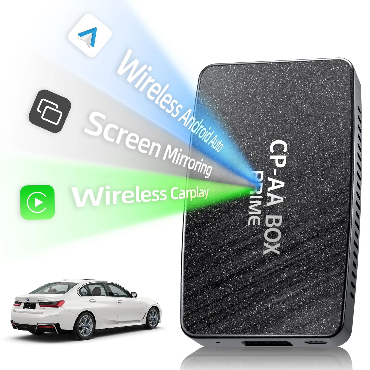 Ottocast Media AI Box проводной Android авто для беспроводной адаптации Apple CarPlay и Airplay мультимедийные аксессуары