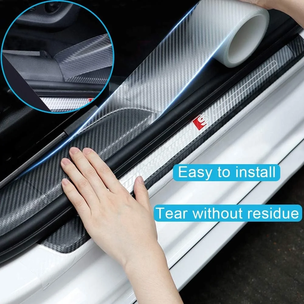Car Accessories Protector Sticker Outdoor Nano Transparent Waterproof Car Bumper Carbon Fiber Vinyl Wrap Film