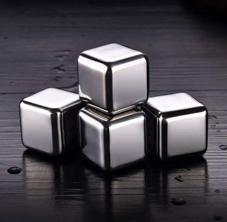 Reusable Chilling Stones 304 Stainless Whiskey Ice Cube Set For Bar Accessories