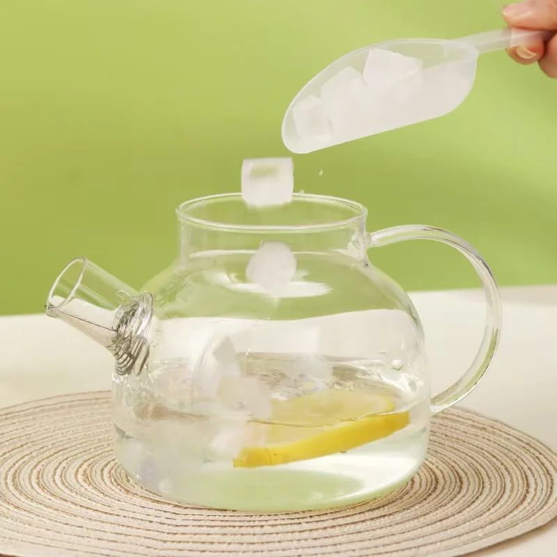 M Hot sale large capacity lemon tea teapot high borosilicate glass drinking kettle with bamboo lid