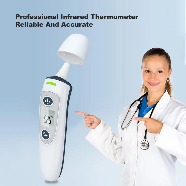 2022 best selling  model digital infrared baby temperature thermometer for ear and forehead FC-IR100 with lowest price