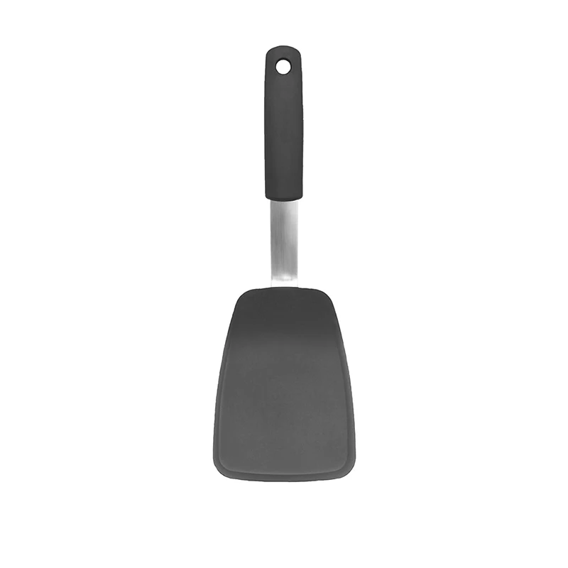 4-Piece Personalized Flexible Rubber Silicone Stainless Steel Kitchen Cooking Utensil Turner Spatulas Set