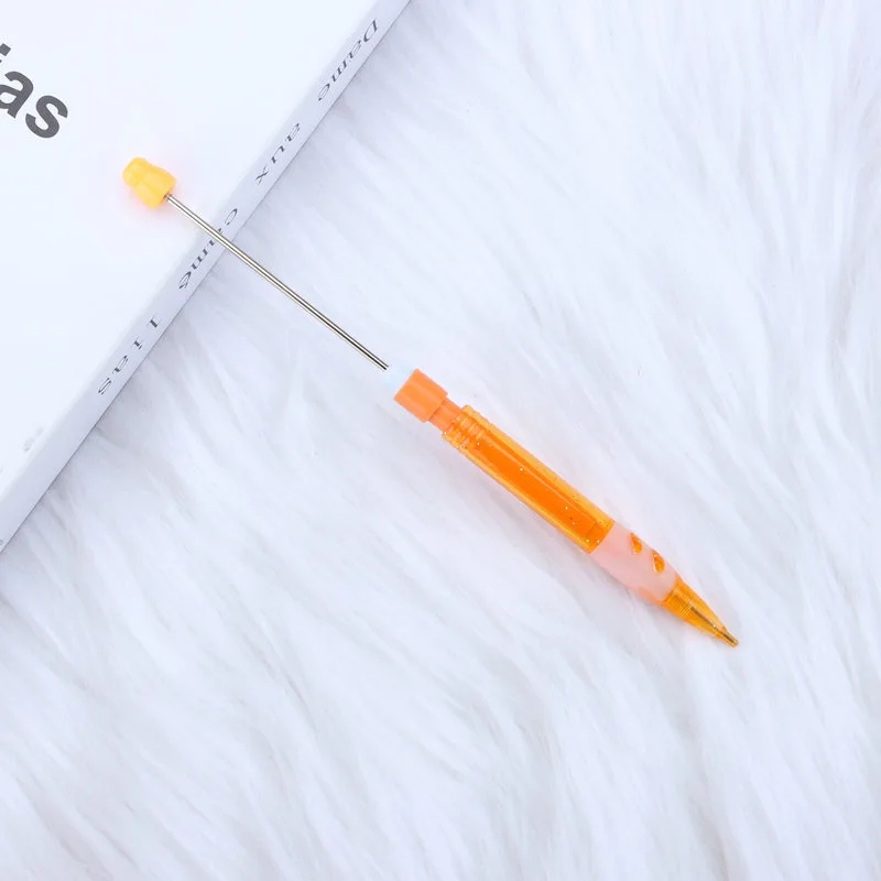 Manufacturer Straight Fashion Portable Beaded Pencil Student Notes Automatic Pencil High Quality Non Sharpening Pencil