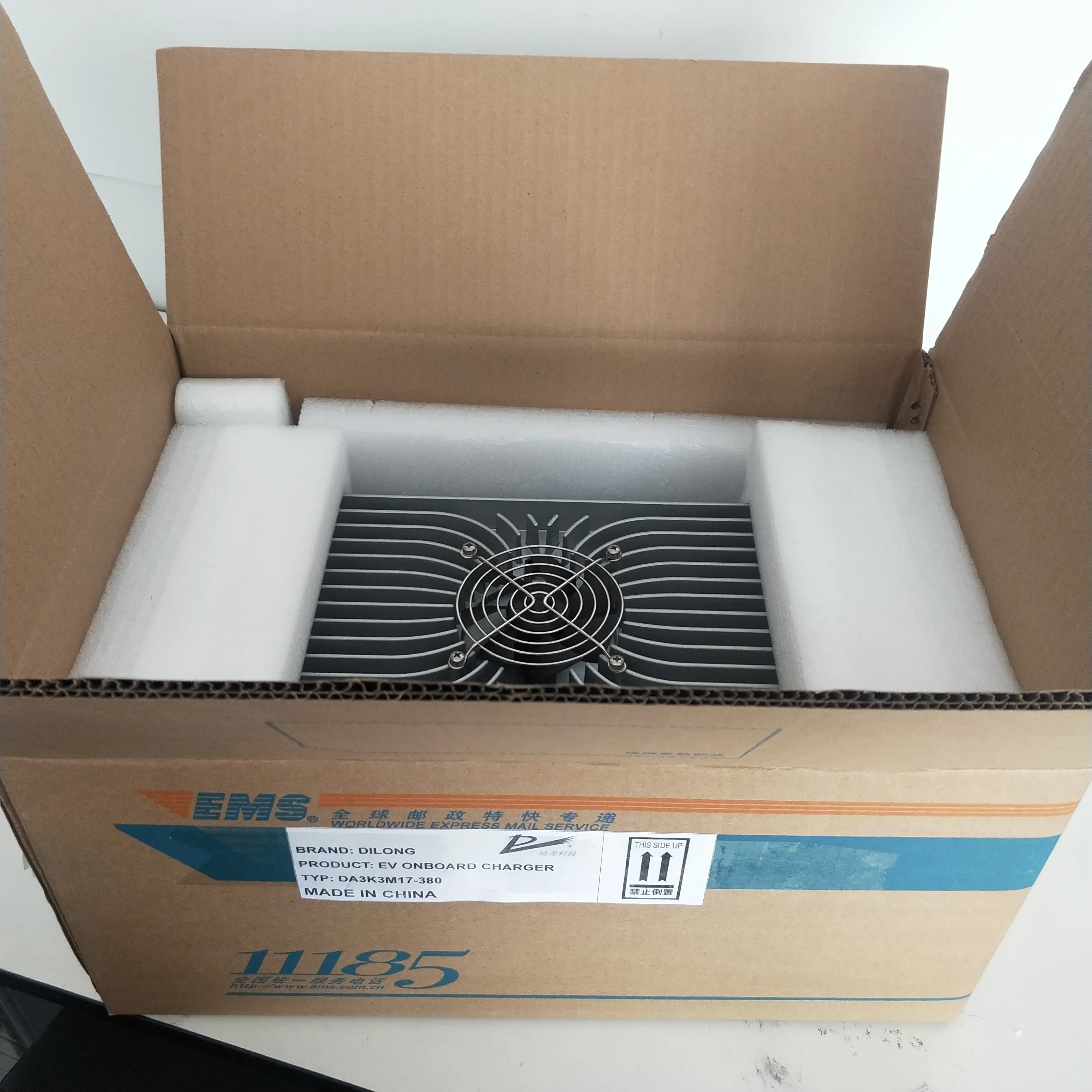 Dilong supply bulk air cooled 20kw 360V onboard charger