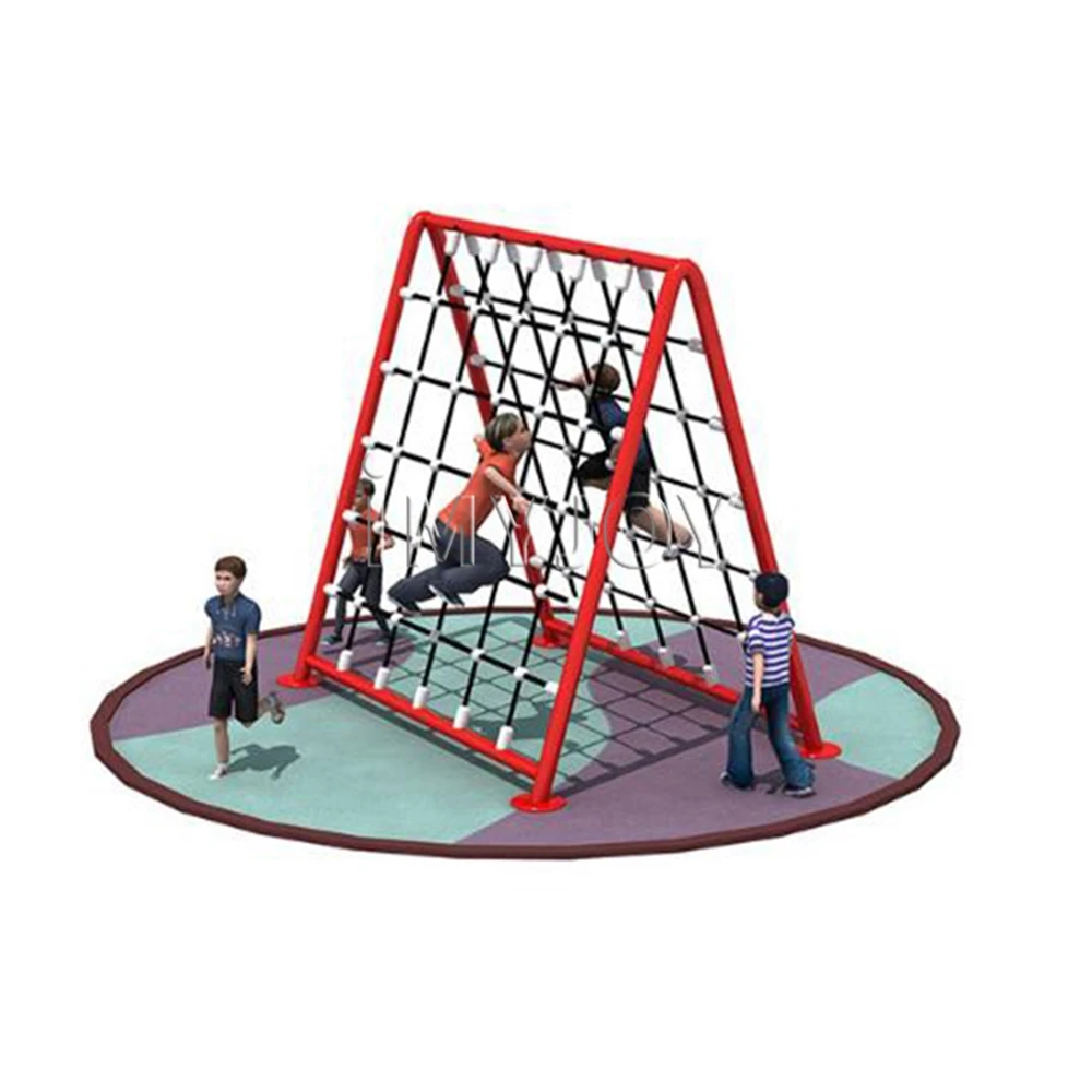 Outdoor commercial carnival knitted net climbing playground game amusement climbing net for kids