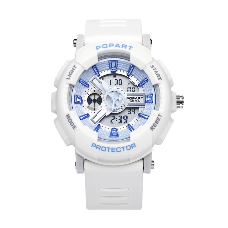 
Dual function water resistant western wrist watch for womens 