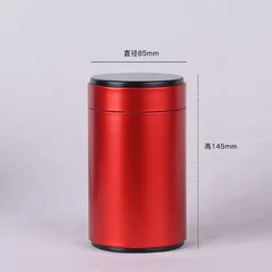 Competitive Empty Food Grade Metal Container 85*145mm Tea Tin Box