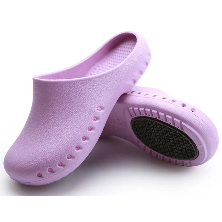 Washable Operating Room Slippers Clogs for Doctor Nurse Surgical Cleanroom Shoes