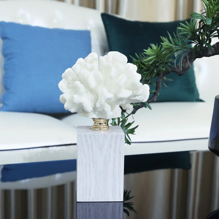 Sample room coral decoration resin living room decorations home office decoration crafts