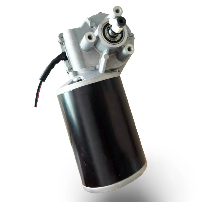 Dc Gear Motors 12V 24V with Worm Gearbox High Torque 60RPM Dc Motor Geared  for Industrial Roller Door