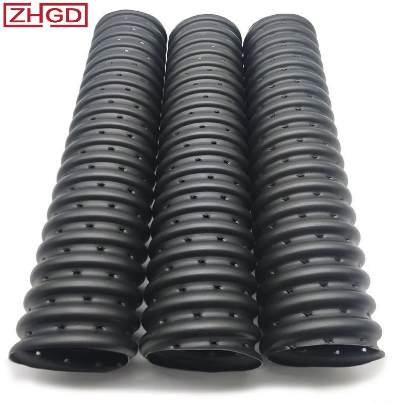Полиэтилен высокой плотности HDPE гофрированный перфорированный рифленый дренажный пластиковый трубопровод нового типа легкий прочный материал