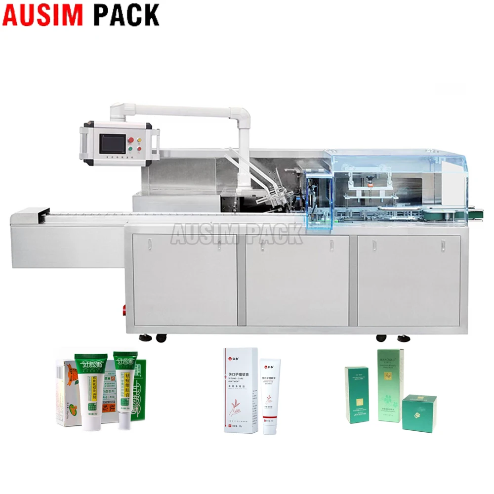 Automatic Horizontal Carton Packing Machine Automatic Round Bottle Small Box Pharmaceutical Packing Machine Cartoning Machine