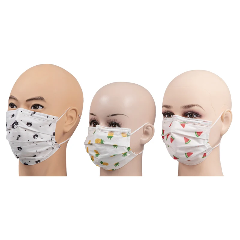 Medical Face Mask 3 Ply Non Woven Type I II IIR Surgical Mask White List Supplier Civil Use Kids Children Masques