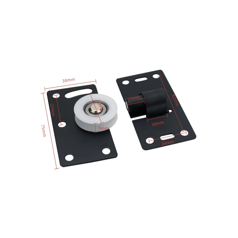 Wholesale Price Durable Commercial Smooth Rolling Wooden Door Wheels With Bearings
