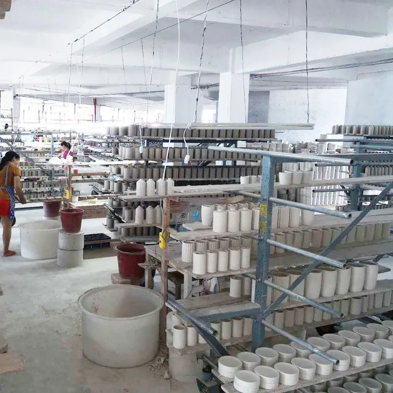 Porcelain Bunny with Easter Basket Figurine hot sale white pottery lovely rabbit for home decor