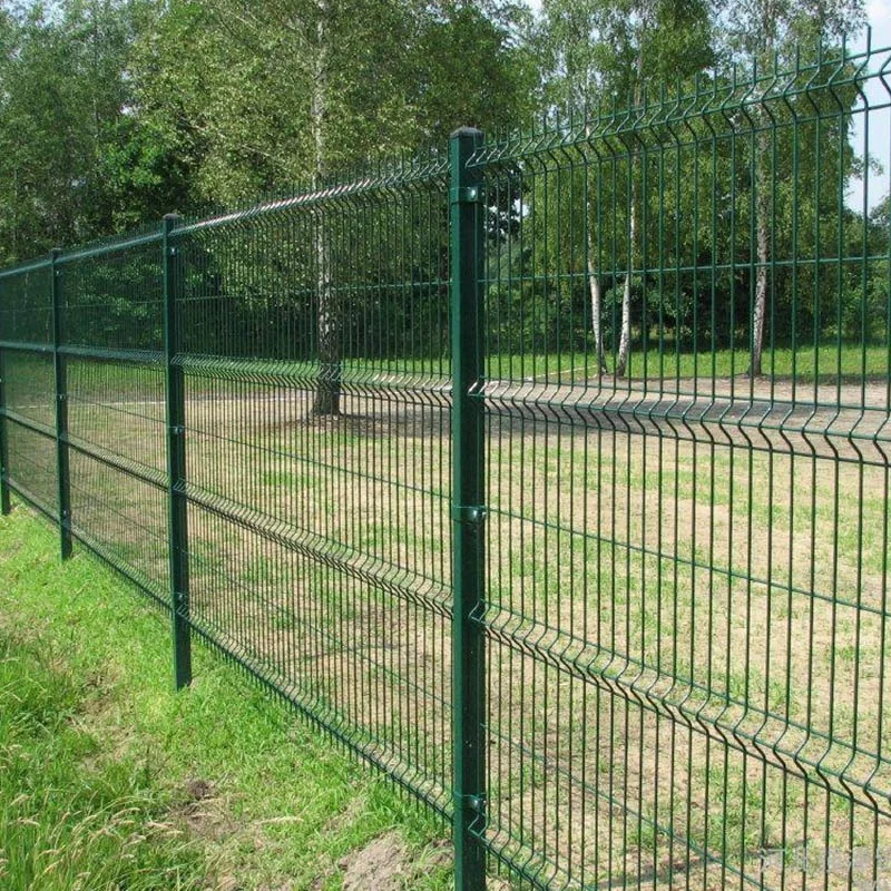 Heavy Duty 3d Curved Wire Mesh Fence Powder Coating Hot Dipped Galvanized Fence Panels