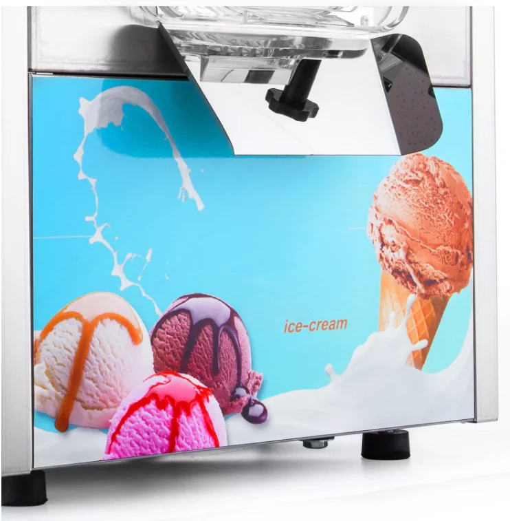 Good Quality YFK-618 VEVOR Commercial Ice Cream Machine 1400W 20/5.3Gallon Per Hour Hard Serve Ice Cream Make