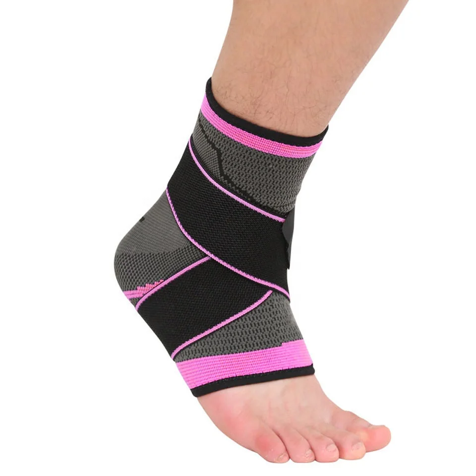 Ankle Support Sleeve Sports With Binding Strap ankle support