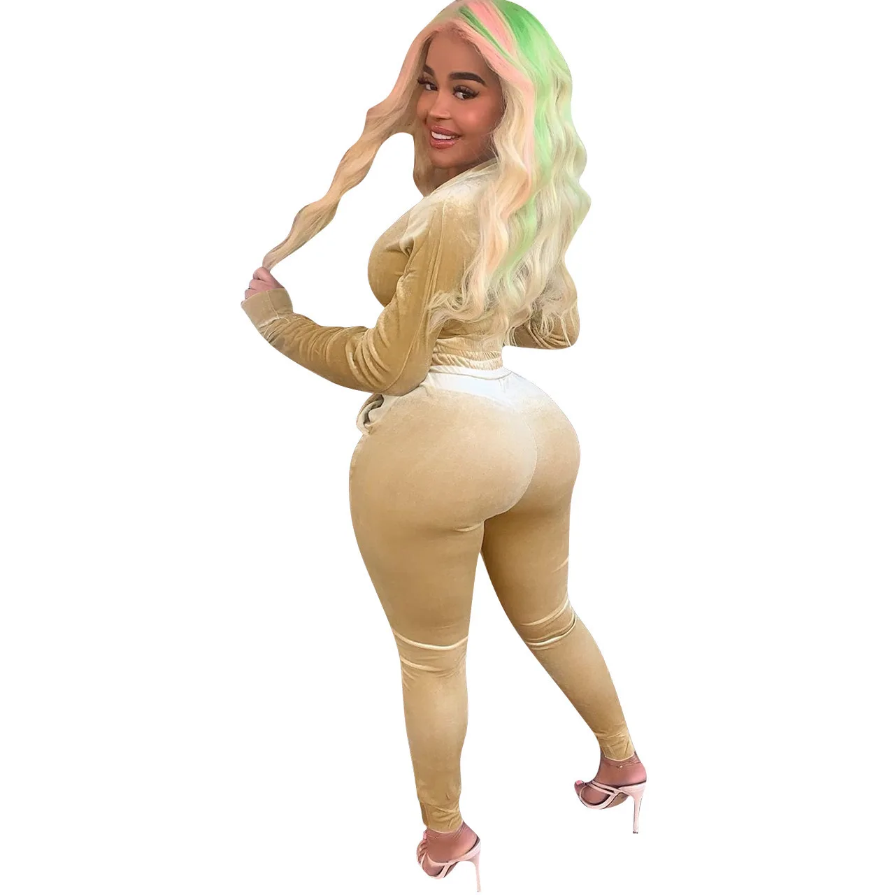 Women sets 2 piece trendy-clothing streetwear loungewear sets womens clothing two piece wholesale clothing vendo