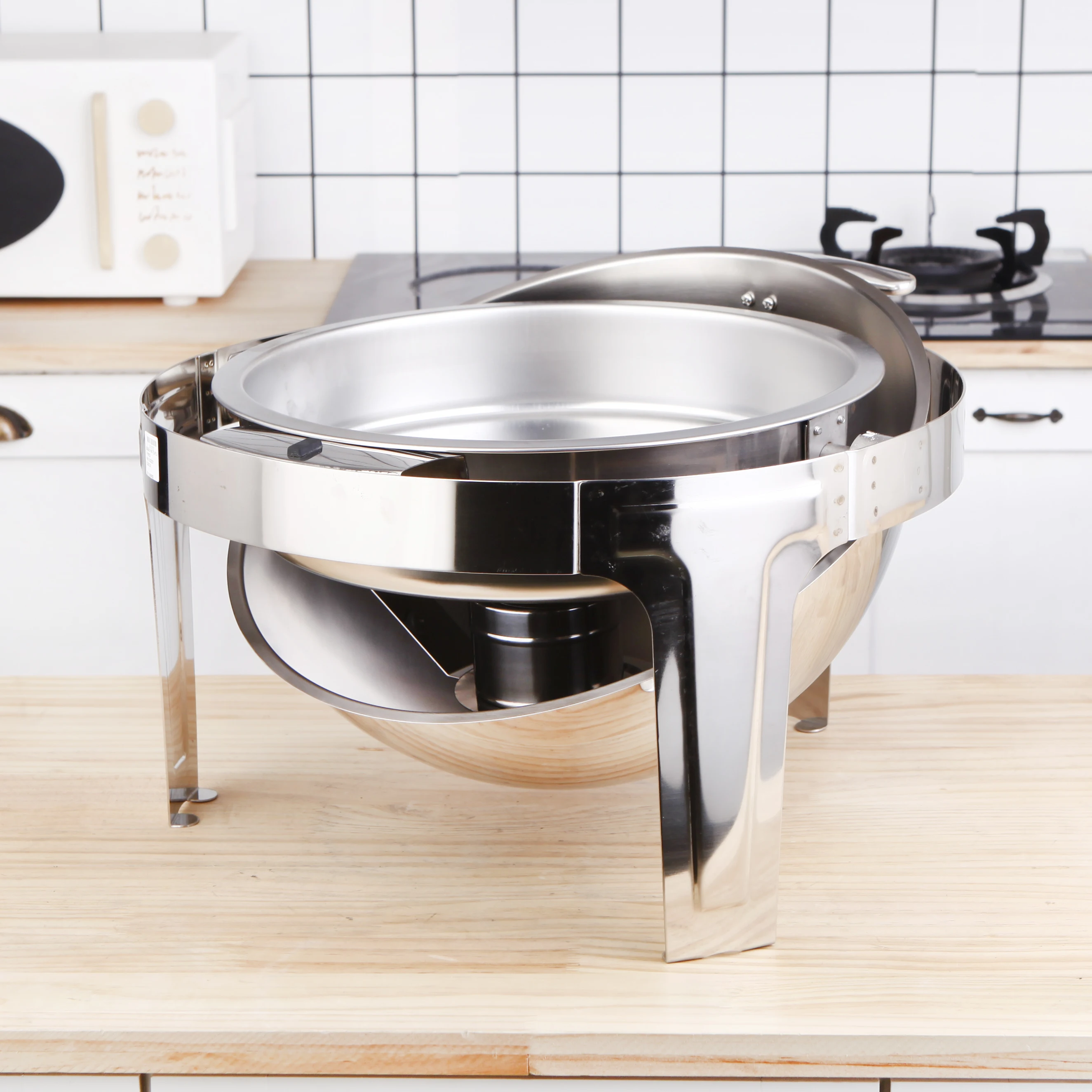 Luxury Fuel Buffet Equipment Food Warmers Buffet Chafing Dish for Hotel Restaurant Stainless Steel Chafing Dish