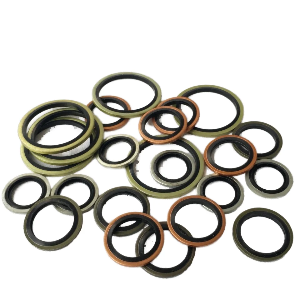 NBR rubber metal bonded washer seals oil resistance mechanical bonded usit seal ring