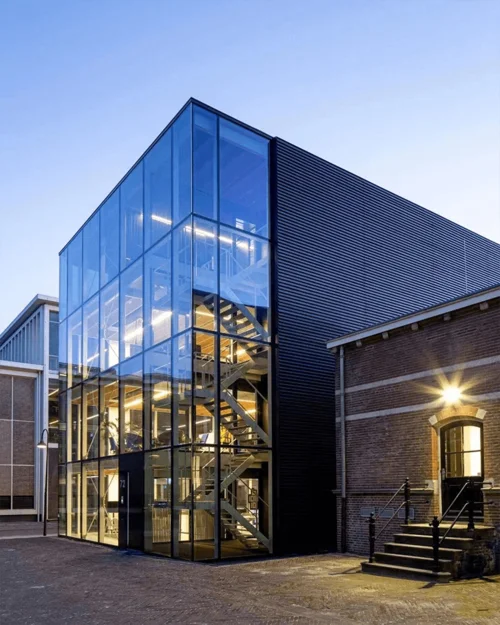 High-Rise Multi-Storey Prefabricated Steel Structure Office Building Lightweight steel structure office building
