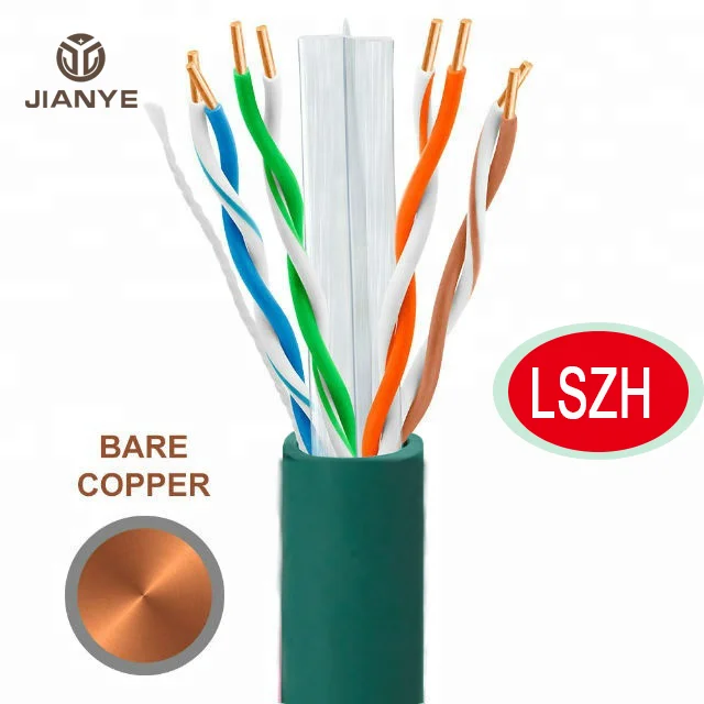 8 сердечника кабеля lan кабель cat6 4 пары 24awg сети cat6a кабель