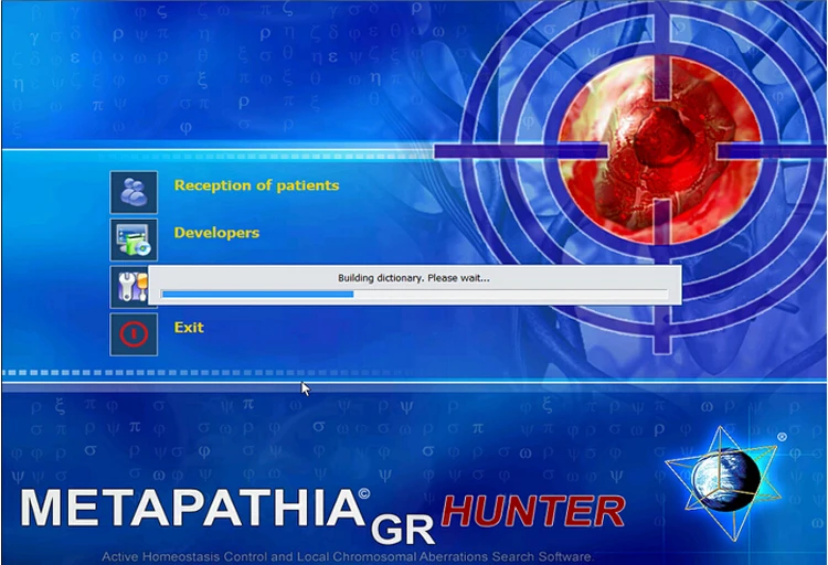  Английский Русский клинический биорезонансный металотерапевтический Hunter 4025 анализатор здоровья
