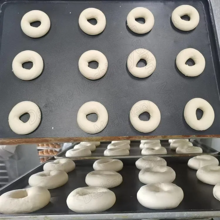 Round Donuts Making Machine/ Automatic Bagel Bread Forming Roller Machine for Bread Factory Production Line