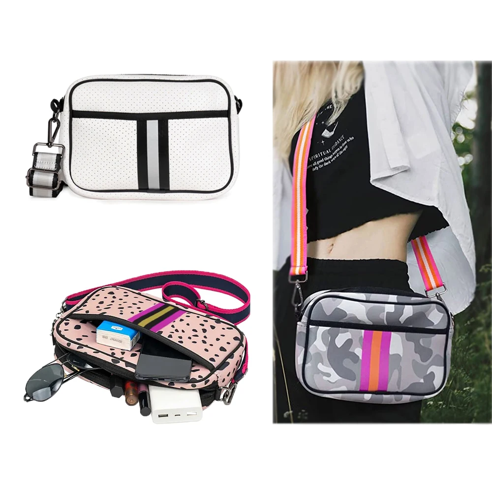 Sublimation Blanks Crossbody Wallet Phone Bag for Women Neoprene Crossbody Pouch Bag