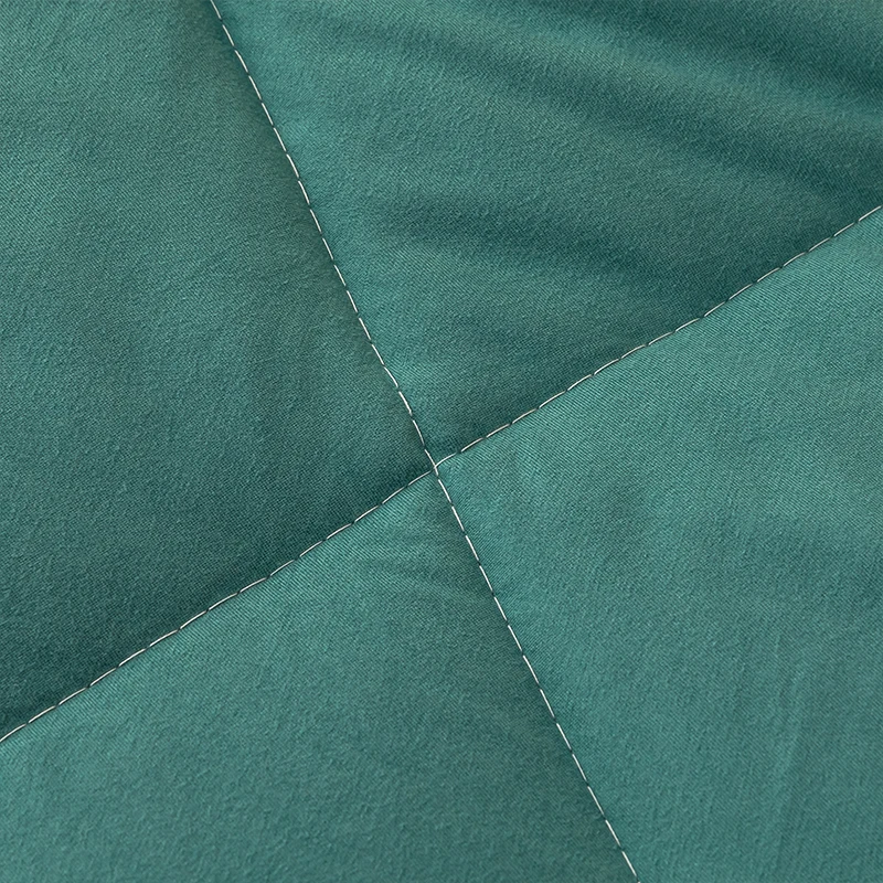 Cotton European Style Light Luxury Geometric Quilted 100% Wool Quilts Christmas Queen ultralight quilt