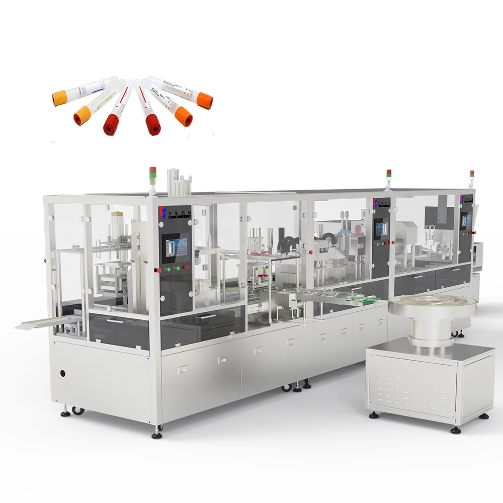 Standard Product Automatic 1-10ml Blood Collection Tube Production Line Assembly Machine Manufacturers