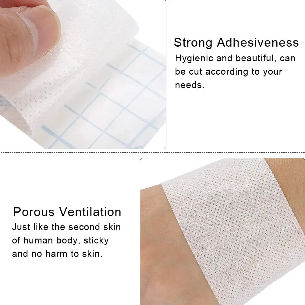 Cover Roll Gauze Stretch Compression Adhesive Non-woven Bandage Dressing Roll