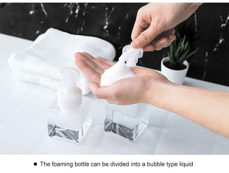 
Competitive Price Multiple Capacities Glass Foam Pump Bottle Glass Bottle 
