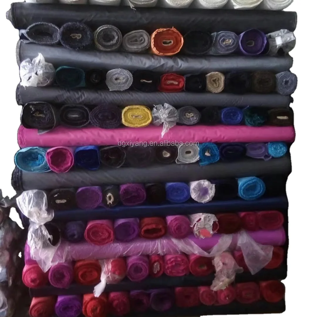 100% Polyester Oxford Fabric with PVC Coating Lightweight Waterproof and Dyed Pattern for Upholstery Stock Lot