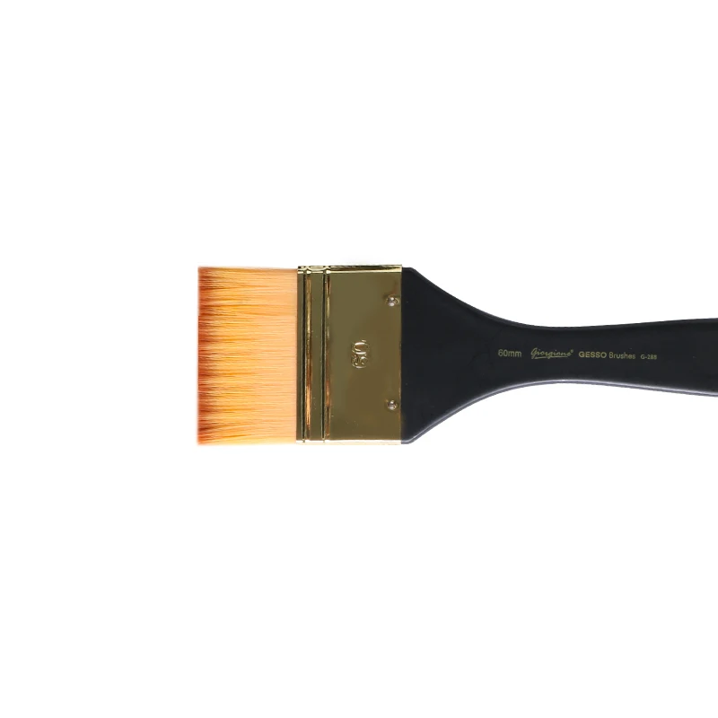 Giorgione Professional G-288 Multi Size Flat Shape Purdy Paint Brushes Artist Painting Brush With Wooden Handle