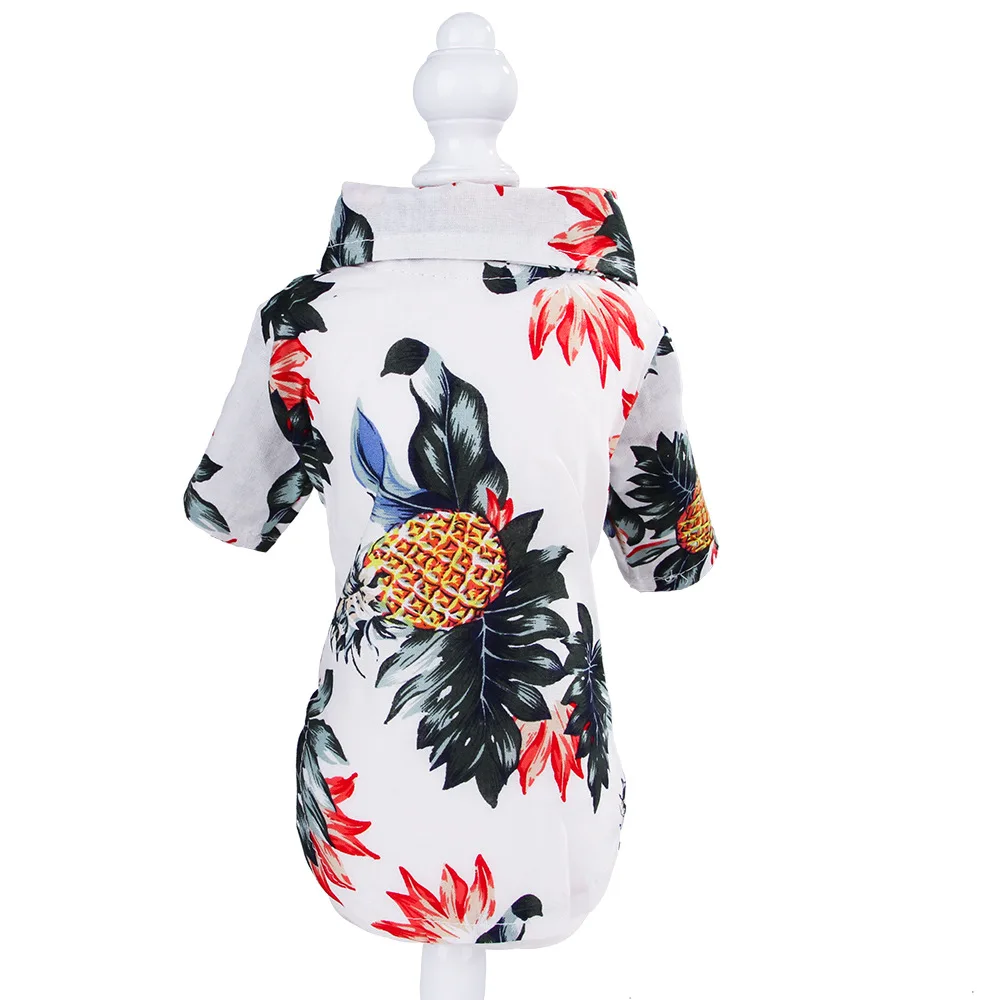 Summer printed shirts, clothes for small and medium-sized dog jersey pet clothes