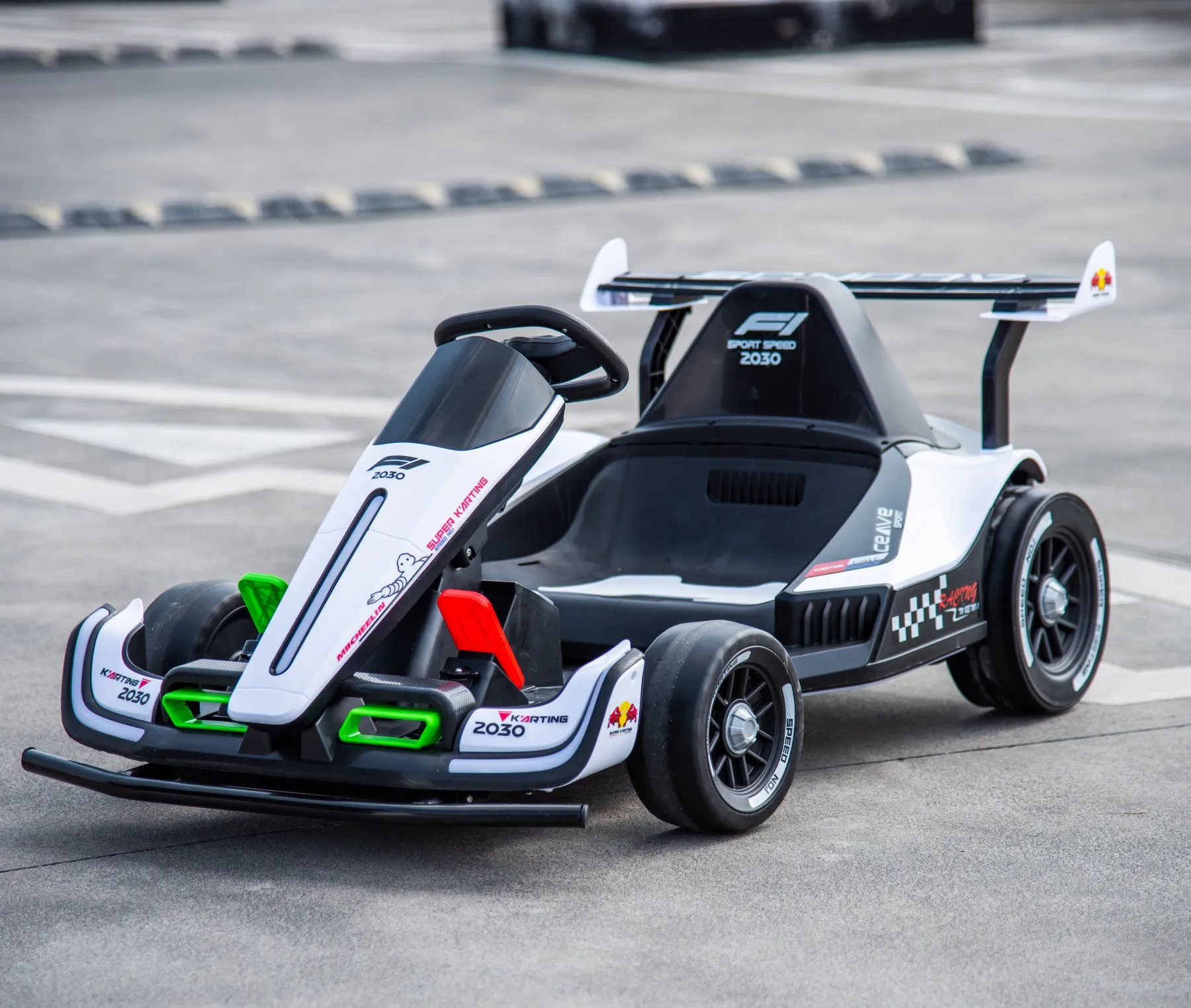 360 degree drifting 24V 10A battery dual drive electric go kart high speed drifting ride on car 24V electric go kart