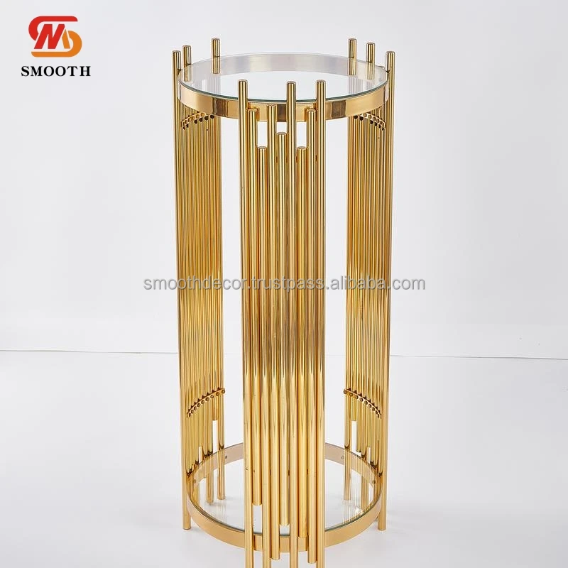 SMOOTH Wedding Decorations Cylinder Stands Baby Shower For Party Decorative Display Racks Cake Flower Dessert Stand Table Decor