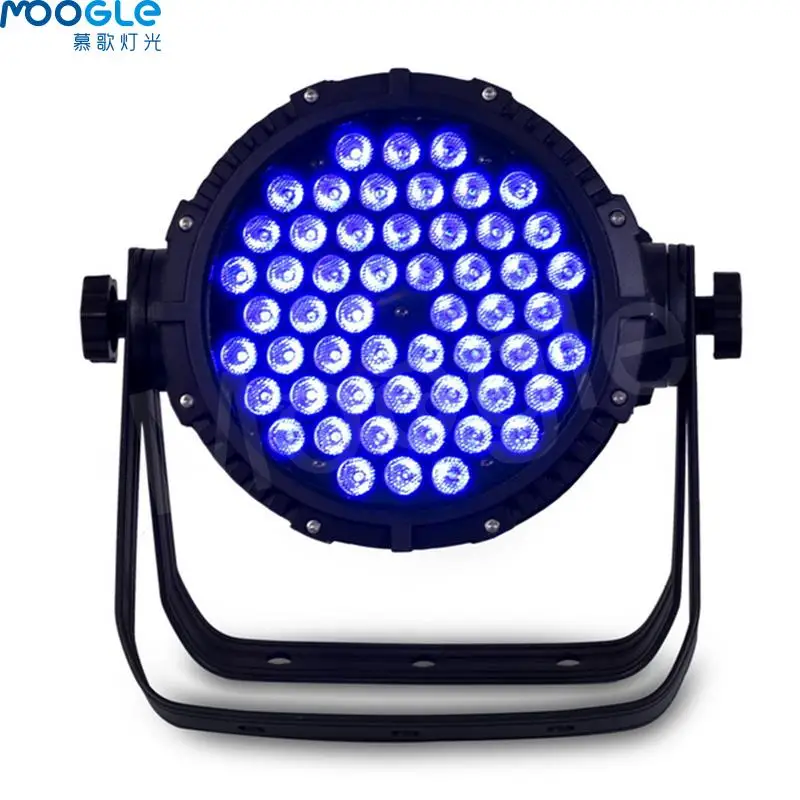 LED Stage Lights 54X3W LED DJ PAR Light RGBW 162Watt DMX 512 Stage Lighting Disco Projector for Home Wedding Party Church