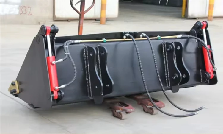 Official 0104 Mini Loader Skid Steer Attachment 4 in 1 Bucket