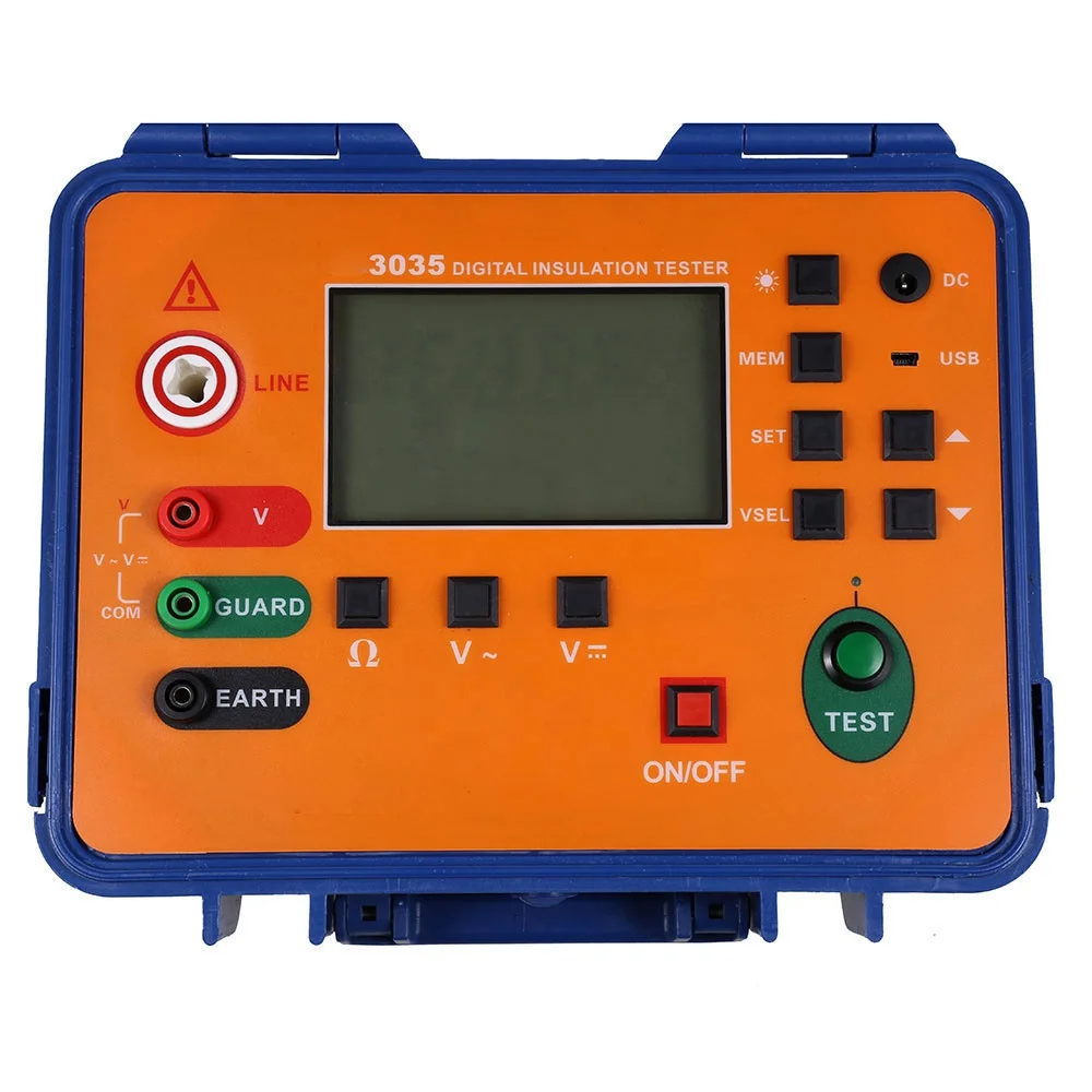 5000V Insulation Tester Digital Insulation Resistance Tester 5KV Megger Tester