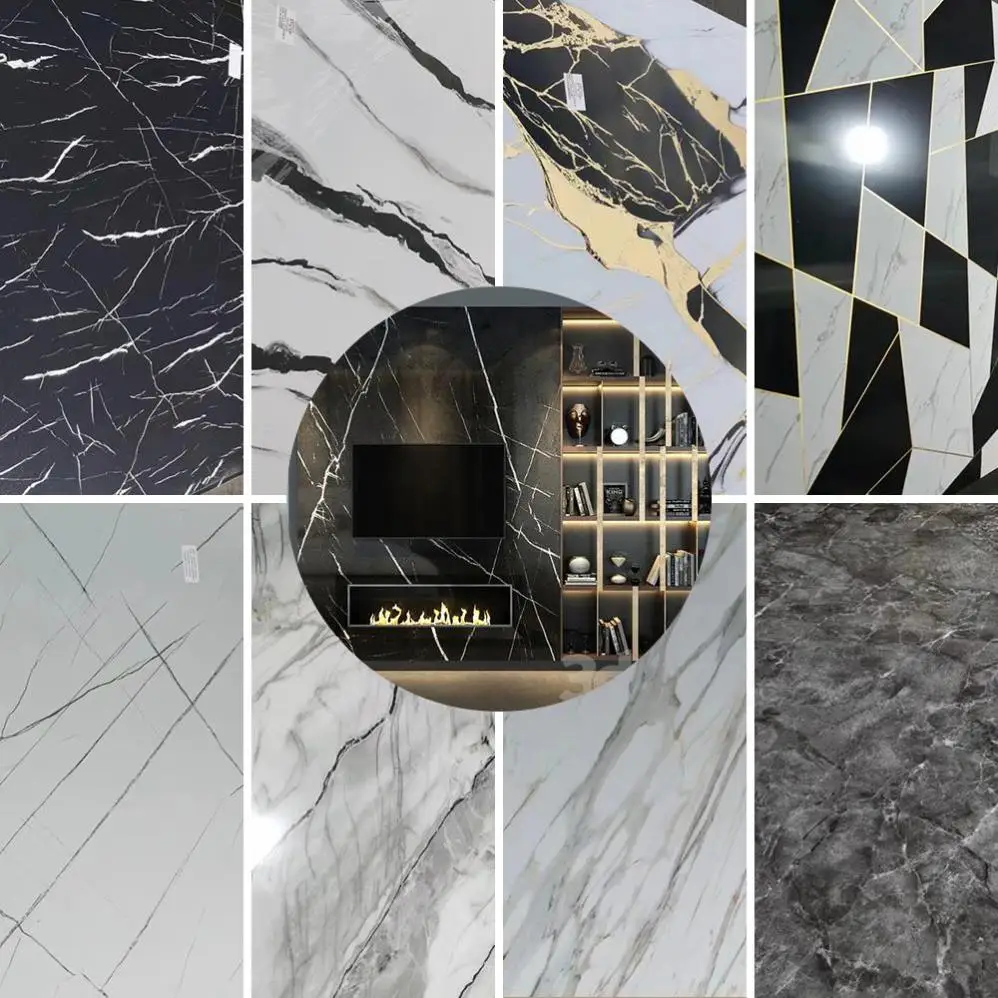 Factory price modern wall panels pvc wall panels boards uv marble plastic sheet pvc wall panel for bathroom
