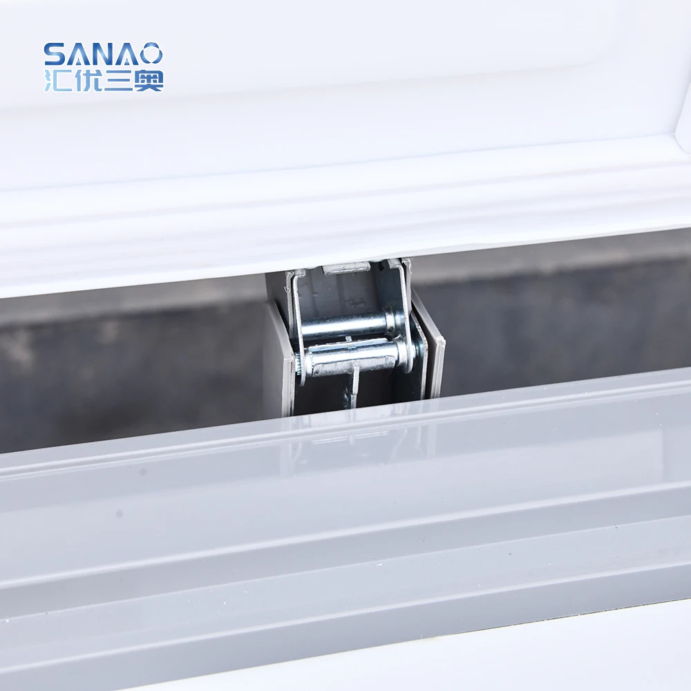 China Factory Supply Large Supermarket Commercial Industrial Deep Freezers With Double Doors