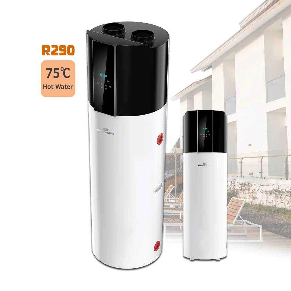 China heat pump manufacturing New design domestic use air to water invert heat pump r290 all in one heat pump