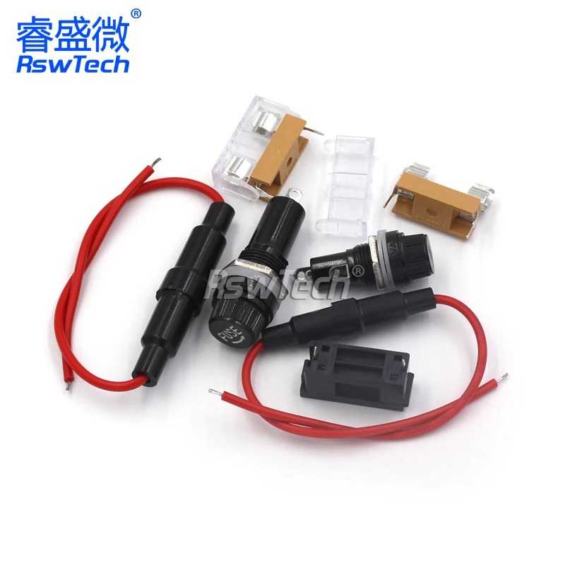 BLX-A  Glass 5*20mm 6X30mm fuse box with relay fuse holder automotive waterproof car in line holder for fuse