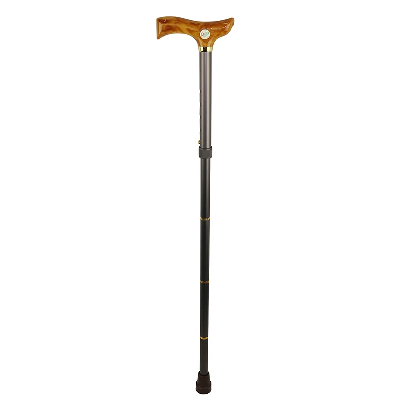 Wooden Handle Walking Stick Luxury Walking Cane Medical New Model for Homeuse and Hospital Mass Production Elderly Walking Stick