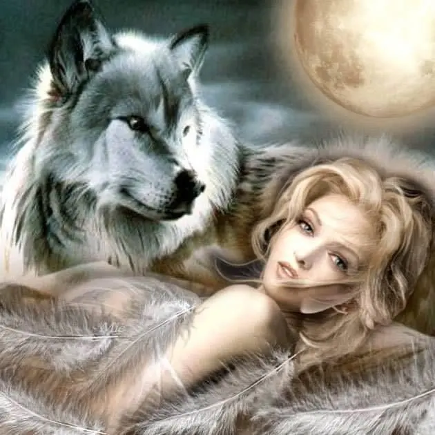 New silk lint canvas New Beauty And Animal Wolf 5d Diy Embroidery Diamond Painting Kits